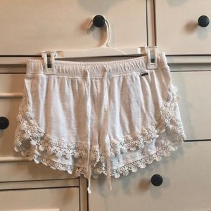 White Hollister Shorts